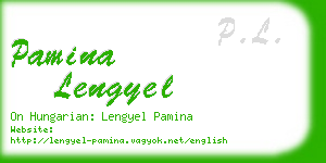 pamina lengyel business card